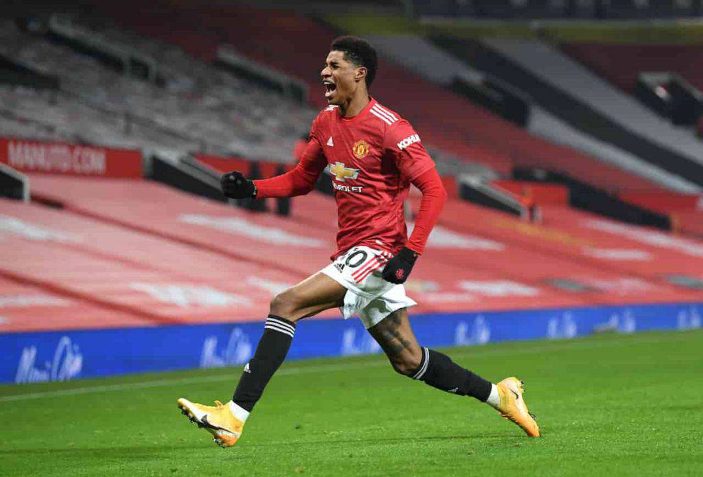 Rashford cuore d'oro, al centro di una campagna benefica (Getty Images)