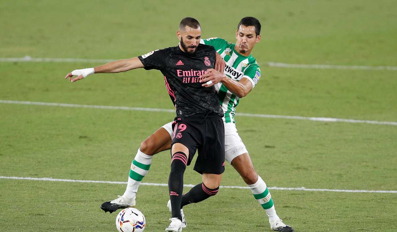 Real Madrid Real Betis formazioni