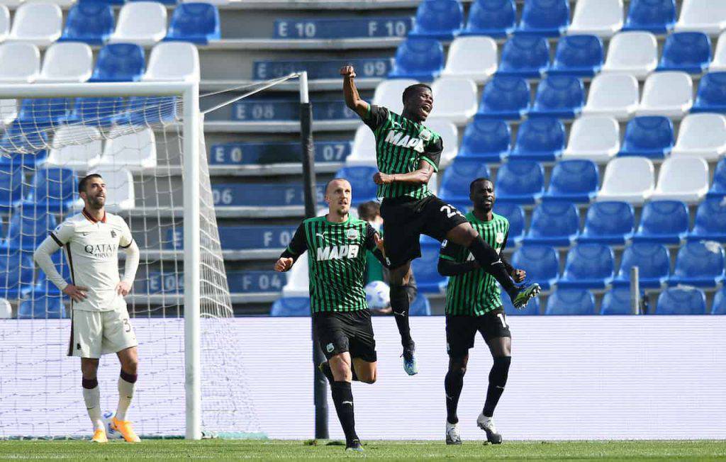 Sassuolo-Roma, protesta social dei tifosi giallorossi (Getty Images)