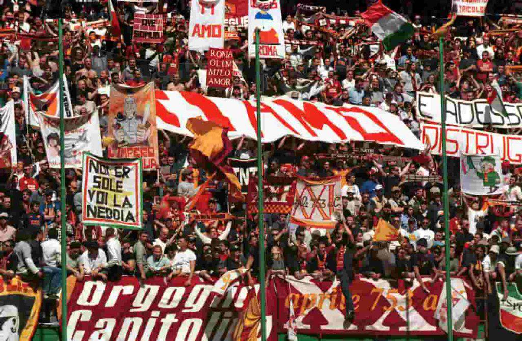 Roma ultras faccia a faccia con la squadra (Getty Images)