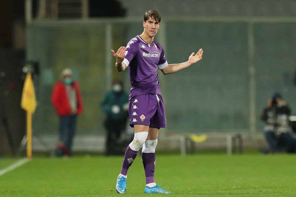 Fiorentina Vlahovic rigore trasformato (Getty Images)