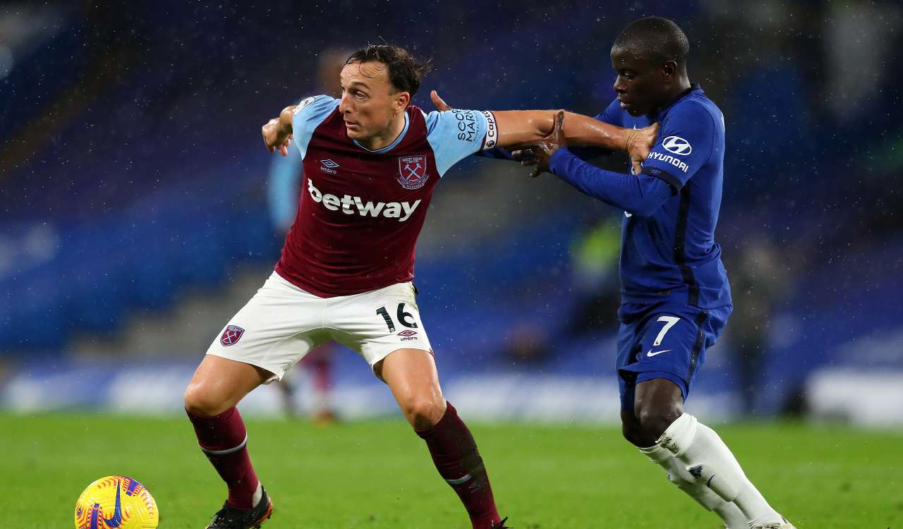 West Ham Chelsea formazioni