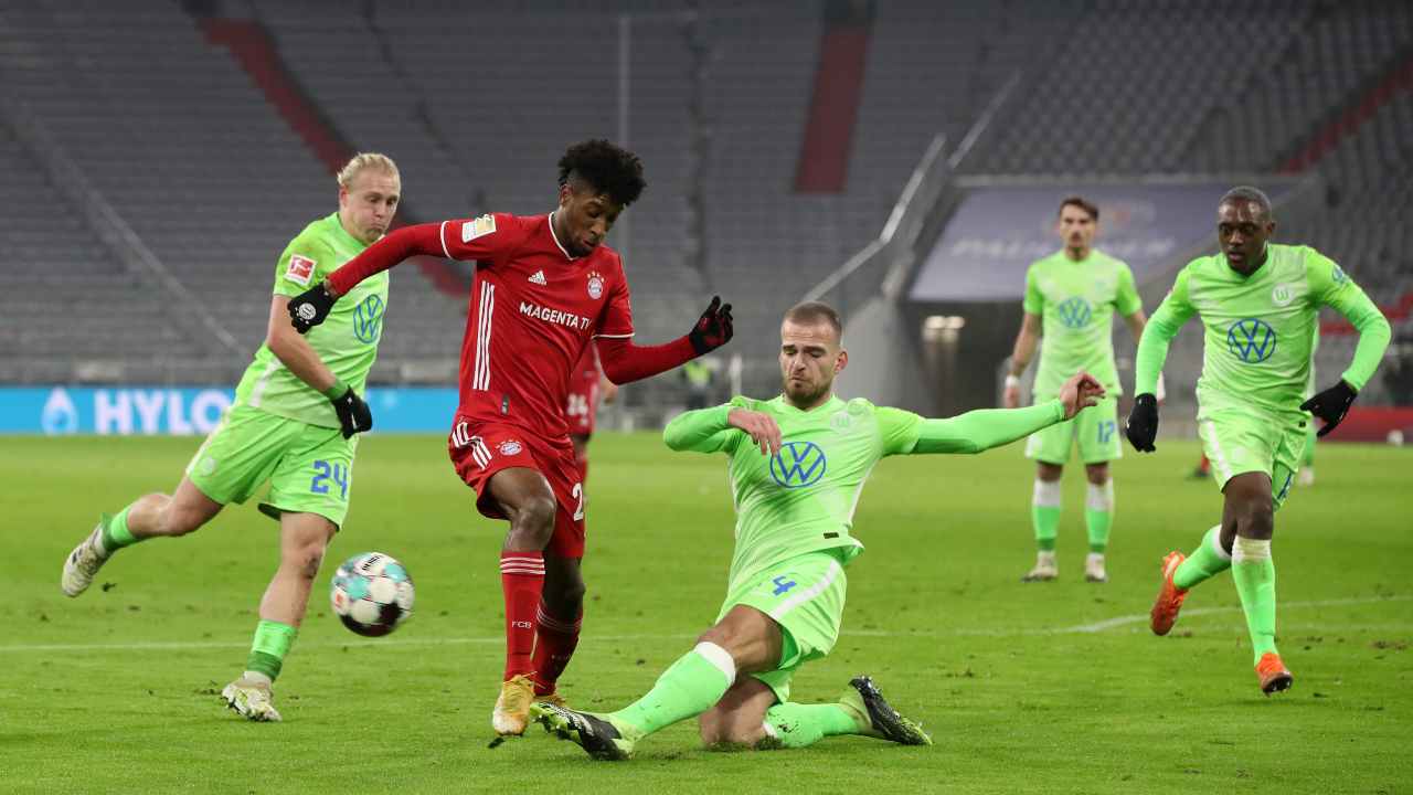 Wolfsburg Bayern Monaco formazioni