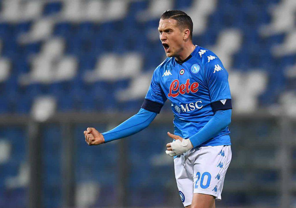 Zielinski, caos Napoli per i tamponi (Getty Images)