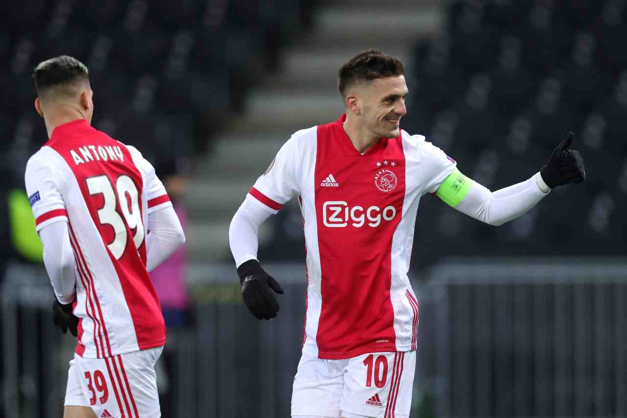 heerenveen Ajax formazioni