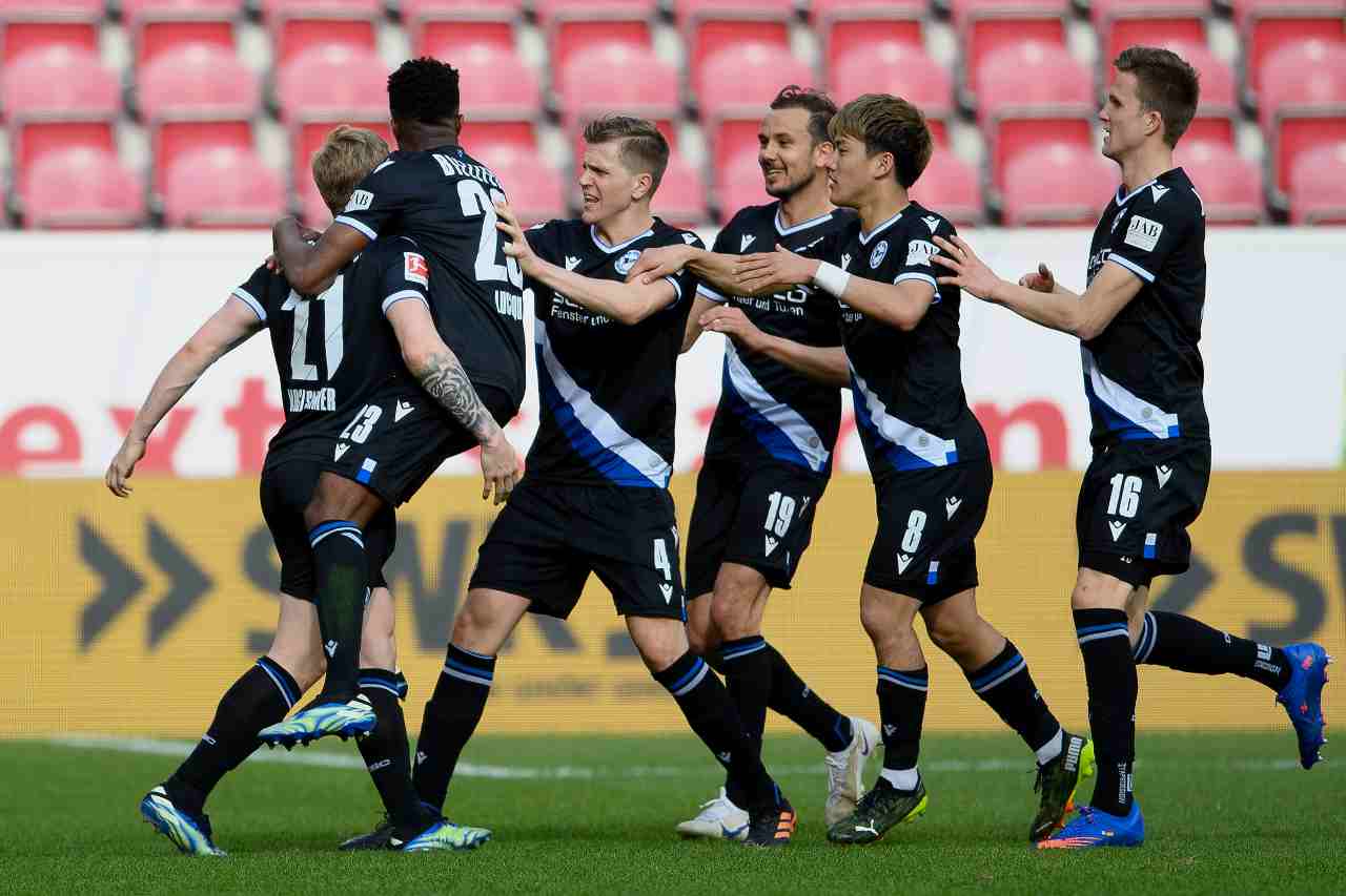 Arminia Bielefeld Friburgo Formazioni