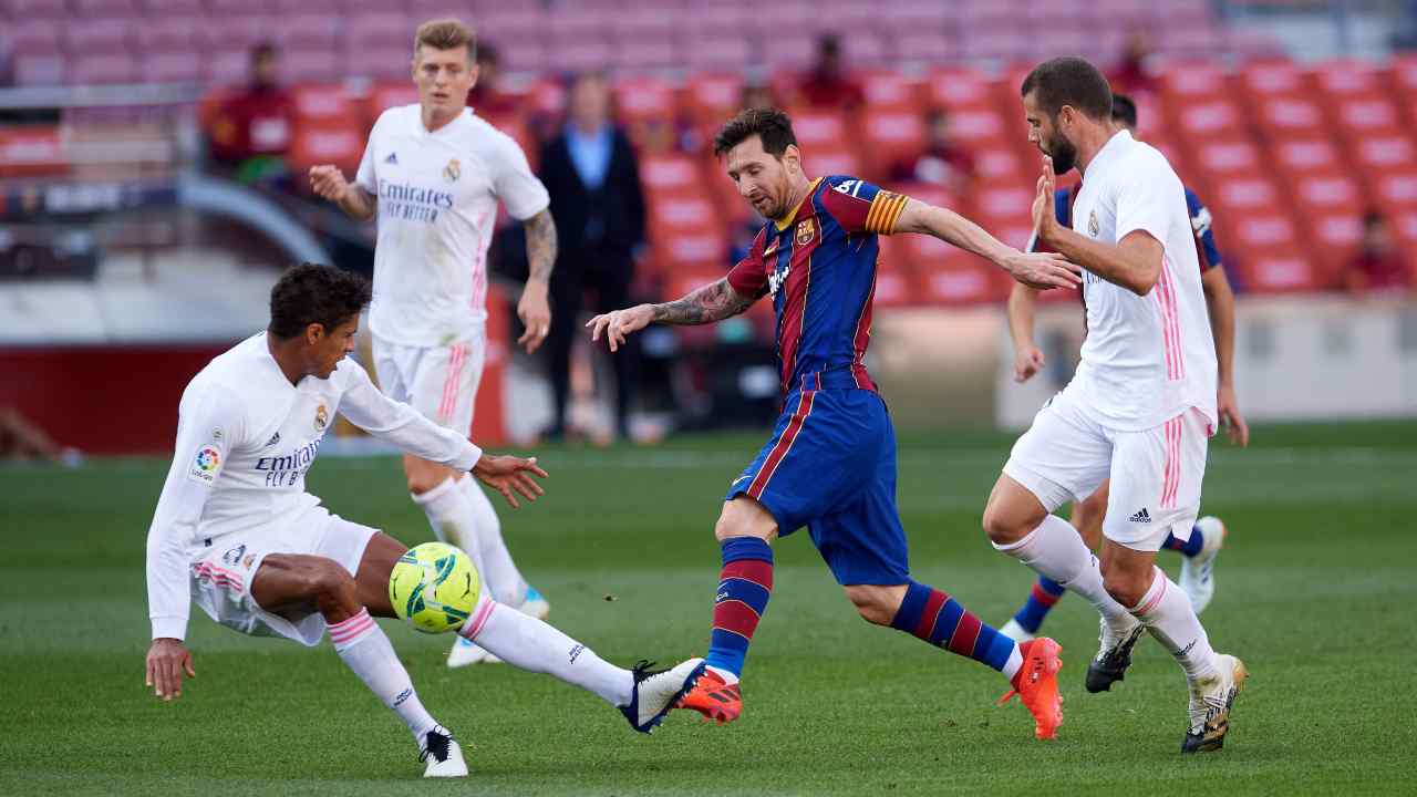 Diretta Real Madcrid Barcellona El Clasico (foto Getty)