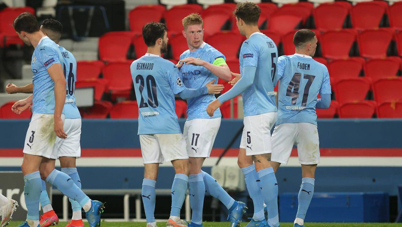 Manchester City, De Bruyne tesoro di Guardiola contro il PSG: il curioso dato