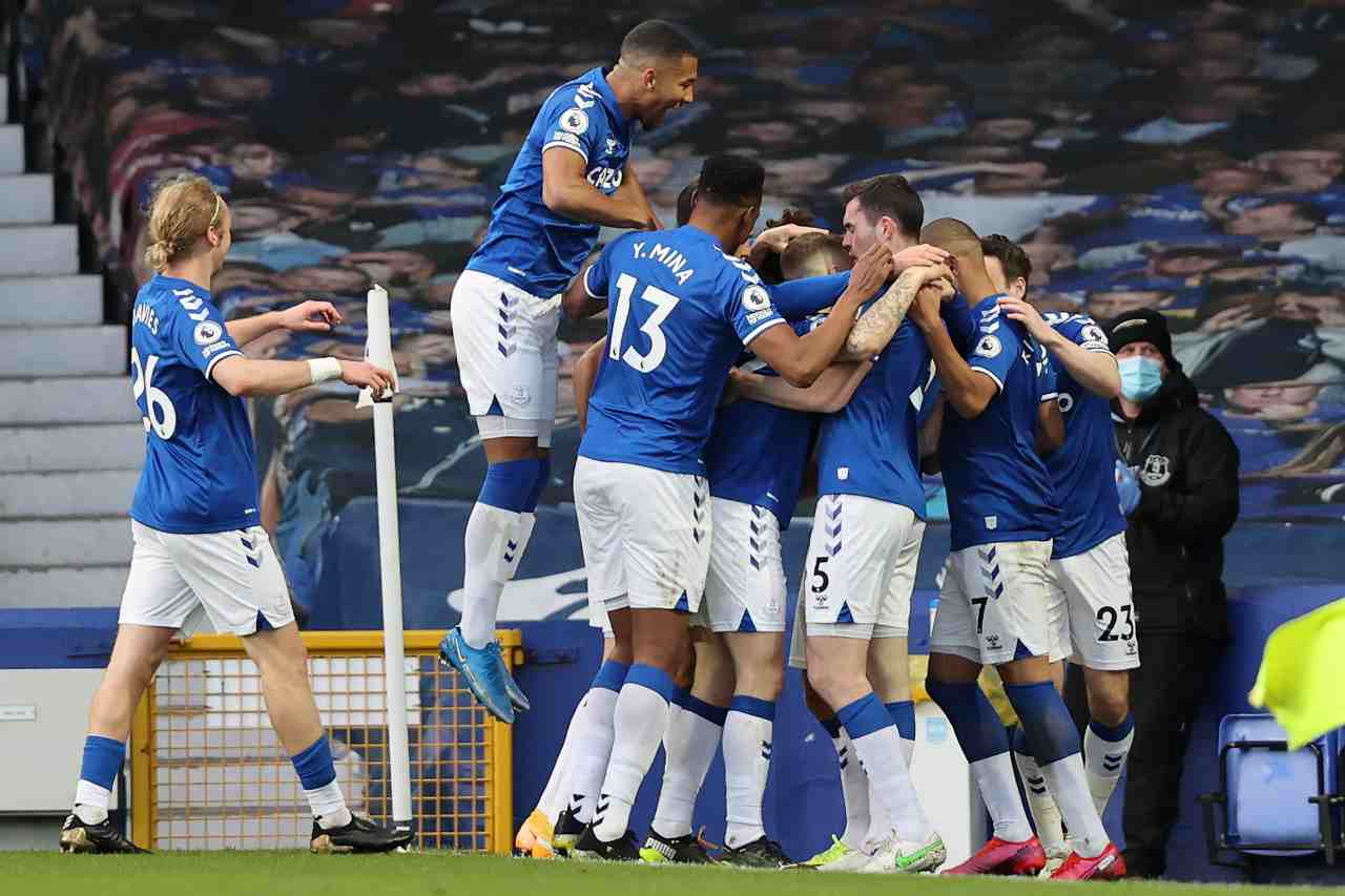 Brighton Everton formazioni