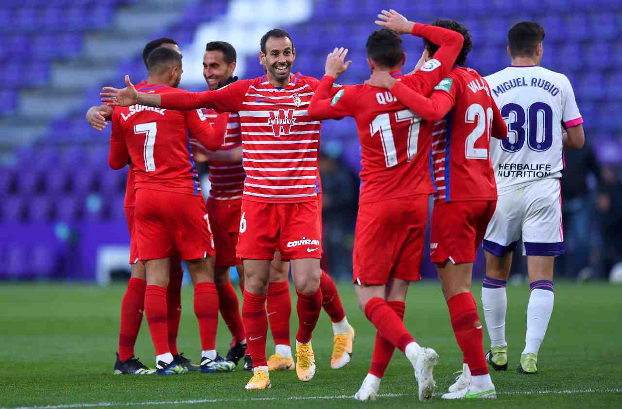 Granada Eibar formazioni