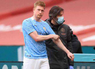 Manchester City, De Bruyne preoccupa Guardiola: le condizioni del belga