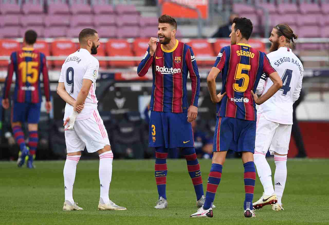 Real Madrid Barcellona Formazioni