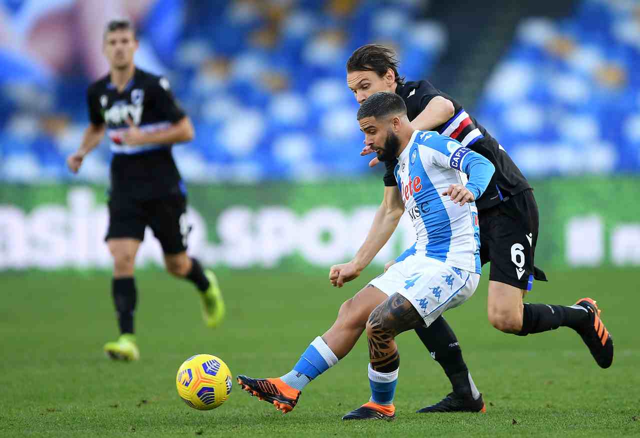 Sampdoria Napoli formazioni