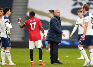 Tottenham, crollo contro il Manchester United: Mourinho mai così male