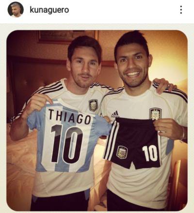 Aguero Messi Thiago