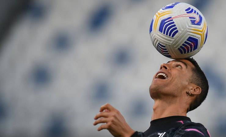 cristiano ronaldo panchina bologna-juventus