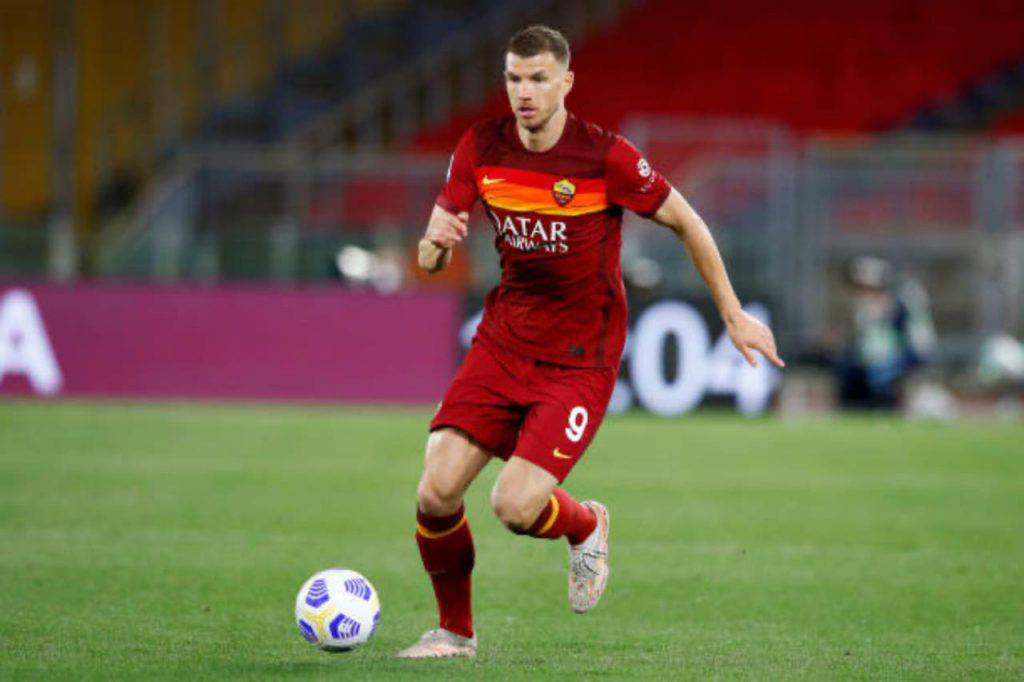 Edin Dzeko e la Roma