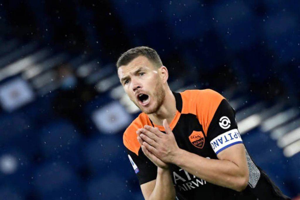 Edin Dzeko e la Roma 