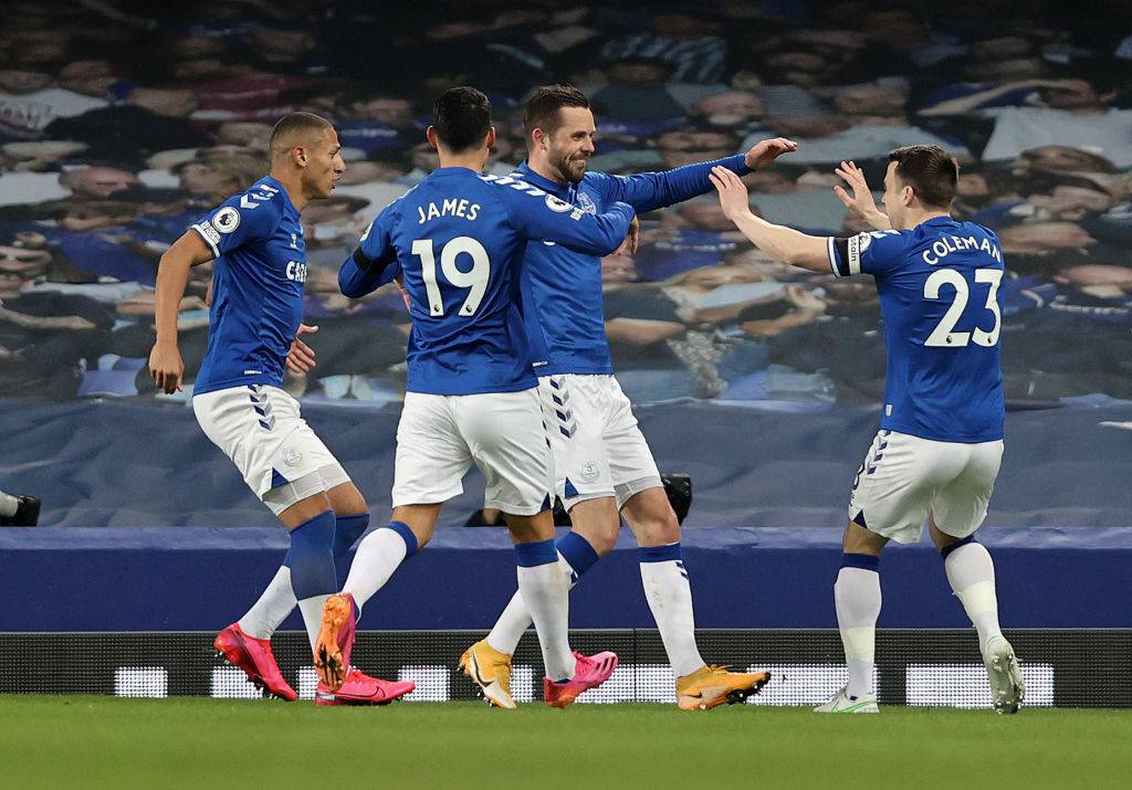 Everton Aston Villa formazioni