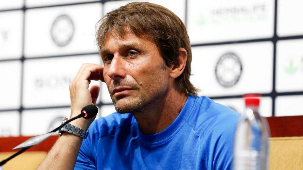 Antonio Conte conferenza stampa Inter Roma