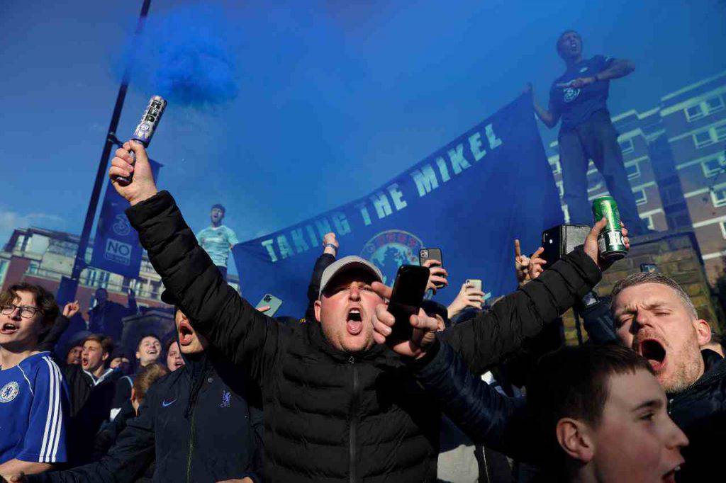 Chelsea Manchester City tifosi