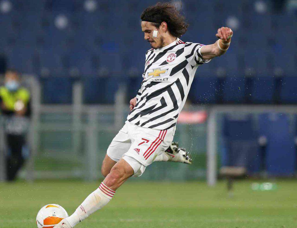 Roma Manchester United Cavani