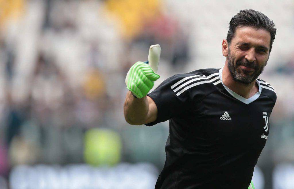 Gianluigi Buffon in allenamento