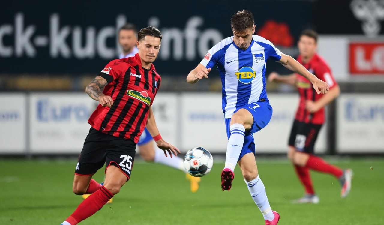 Hertha Berlino Friburgo formazioni