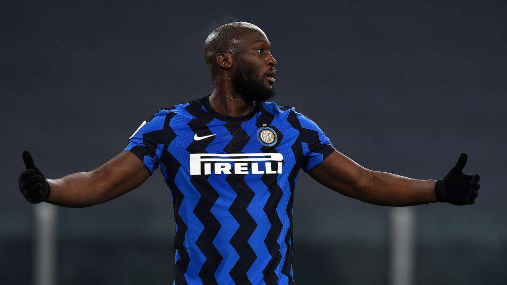 Juve-Inter, Lukaku esultanza gol 