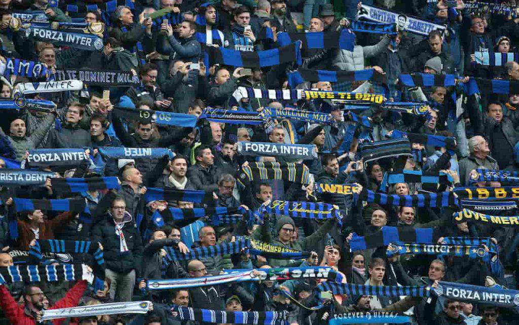 La Curva Nord pronta alla festa Scudetto per l'Inter (Getty Images)