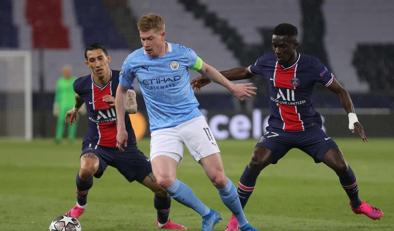 Manchester City PSG formazioni