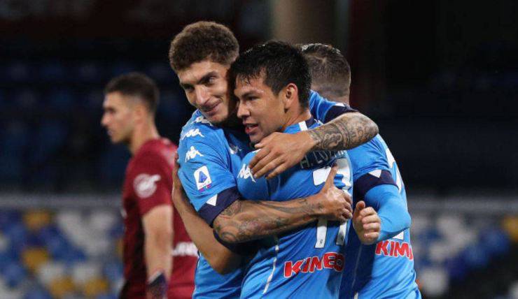 Serie A, il Napoli in corsa per un posto in Champions League