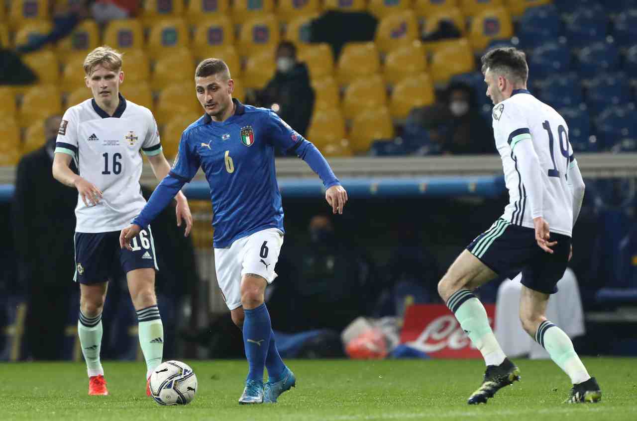 Nazionale Verratti infortunio