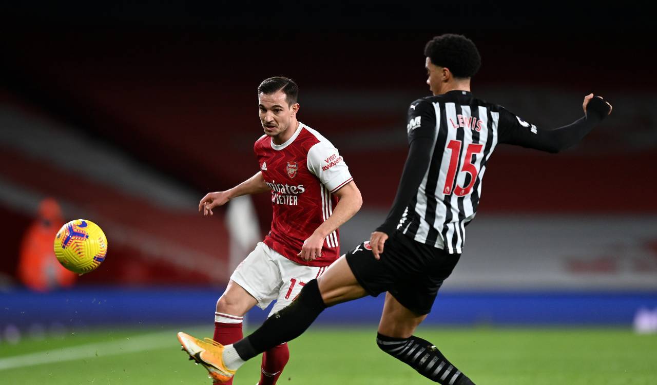 Newcastle Arsenal formazioni