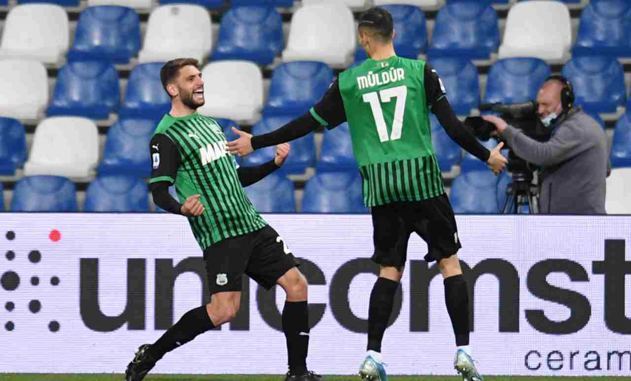 Sassuolo Atalanta formazioni