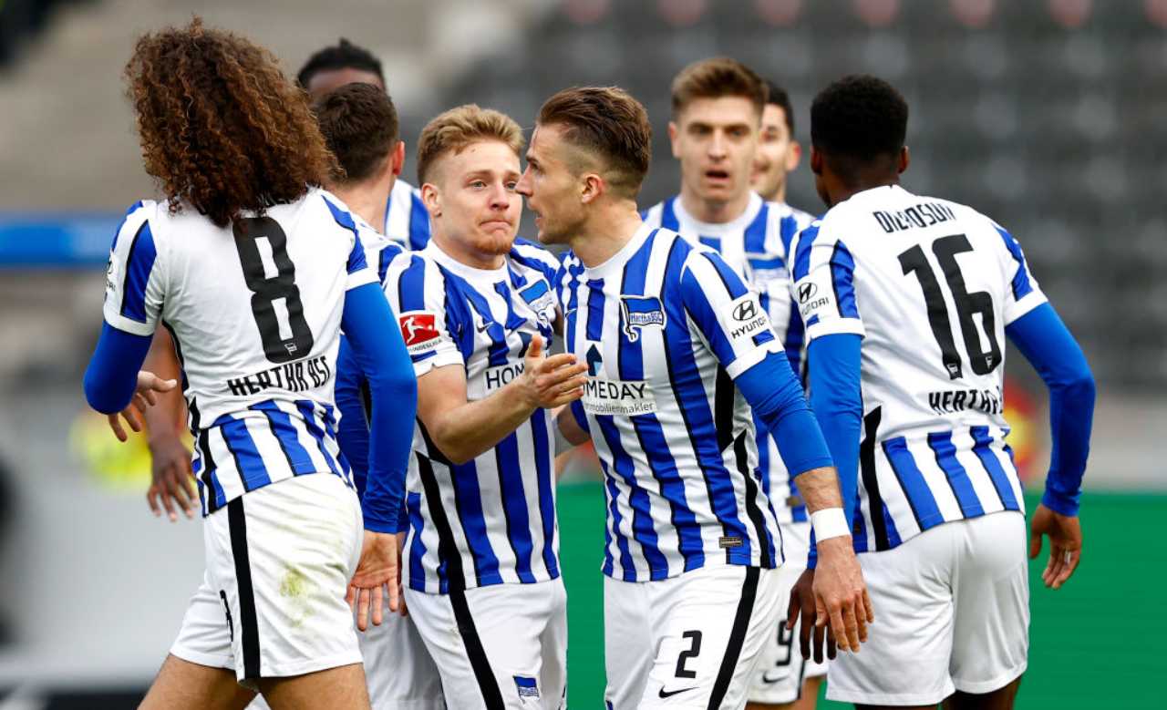 Schalke 04 Hertha Berlino formazioni