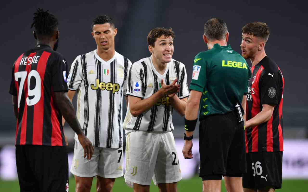 Arbitro Juventus Milan