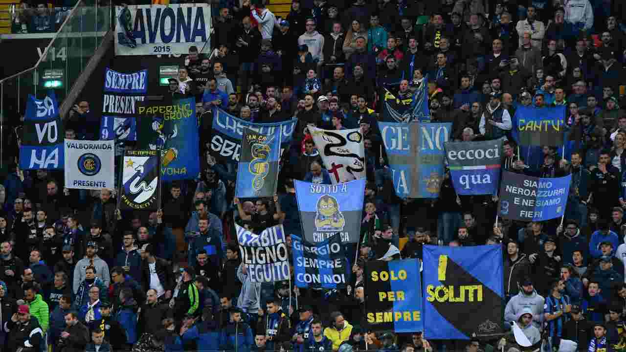 Inter Udinese 1000 tifosi a San Siro