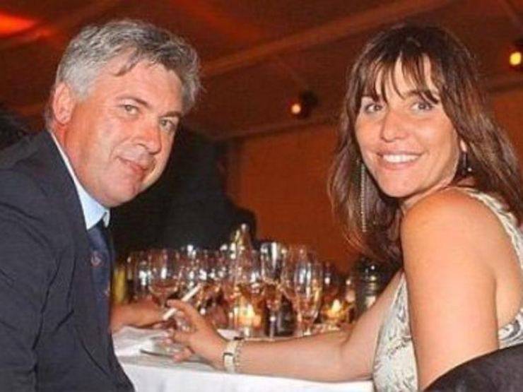 Carlo Ancelotti e l'ex moglie Luisa Gibellini