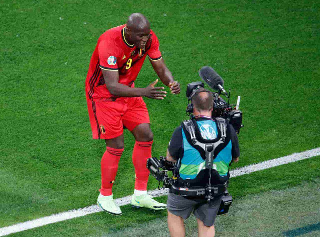 Belgio Russia Lukaku dedica Eriksen (Getty Images)