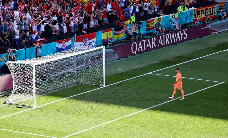 croazia spagna unai simon autogol