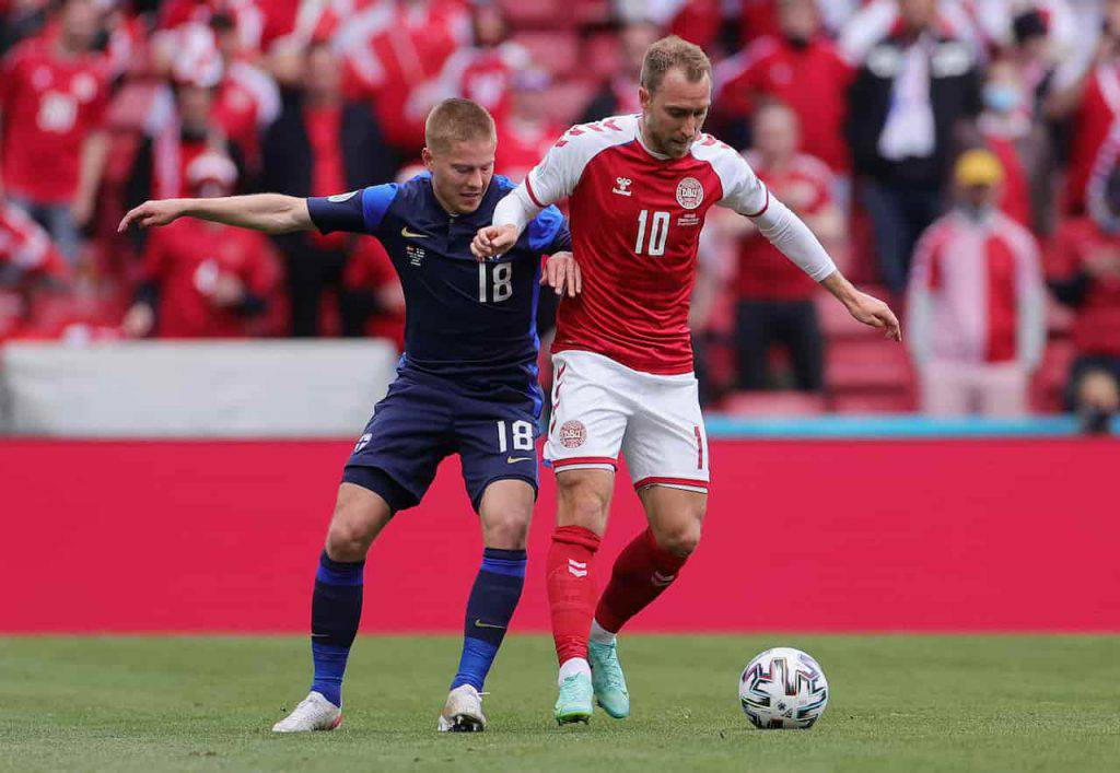 Danimarca Finlandia Eriksen MVP (Getty Images)