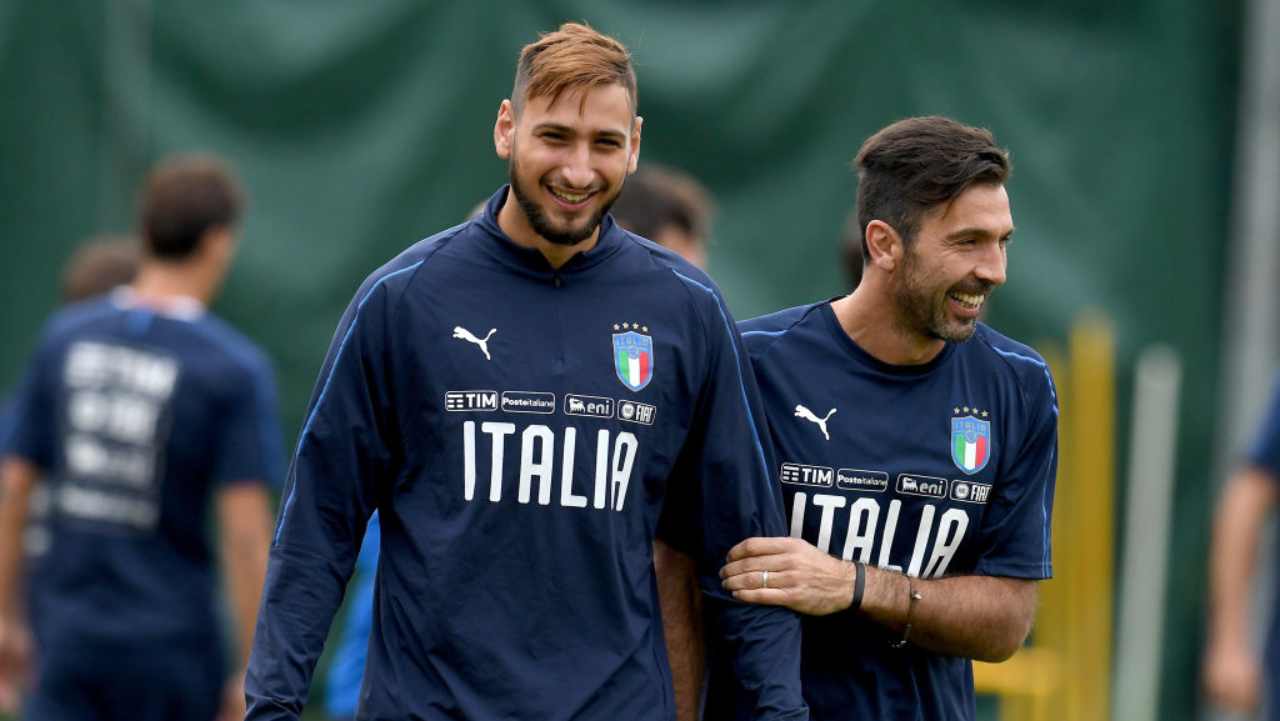 Donnarumma e Buffon 