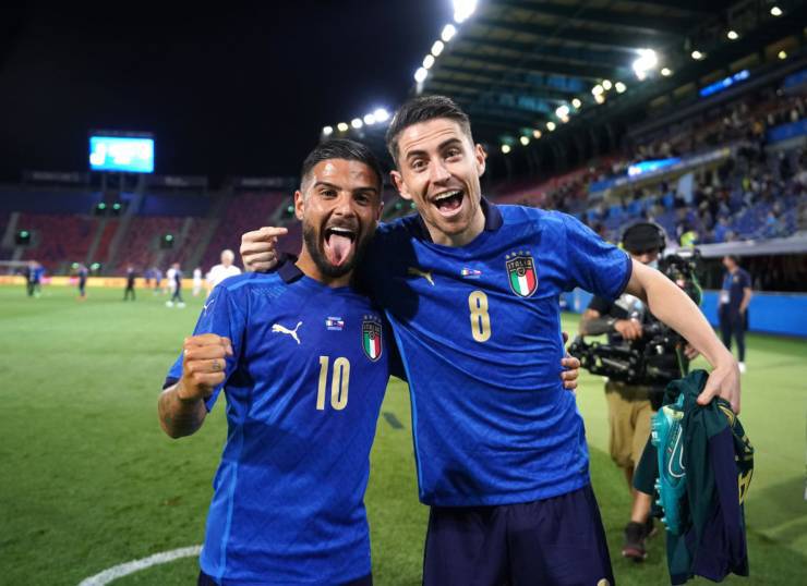 Insigne e Jorginho Italia 