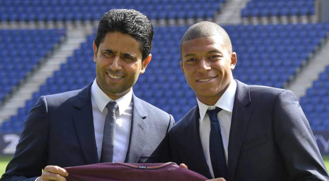 Mbappé e Al-Khelaifi