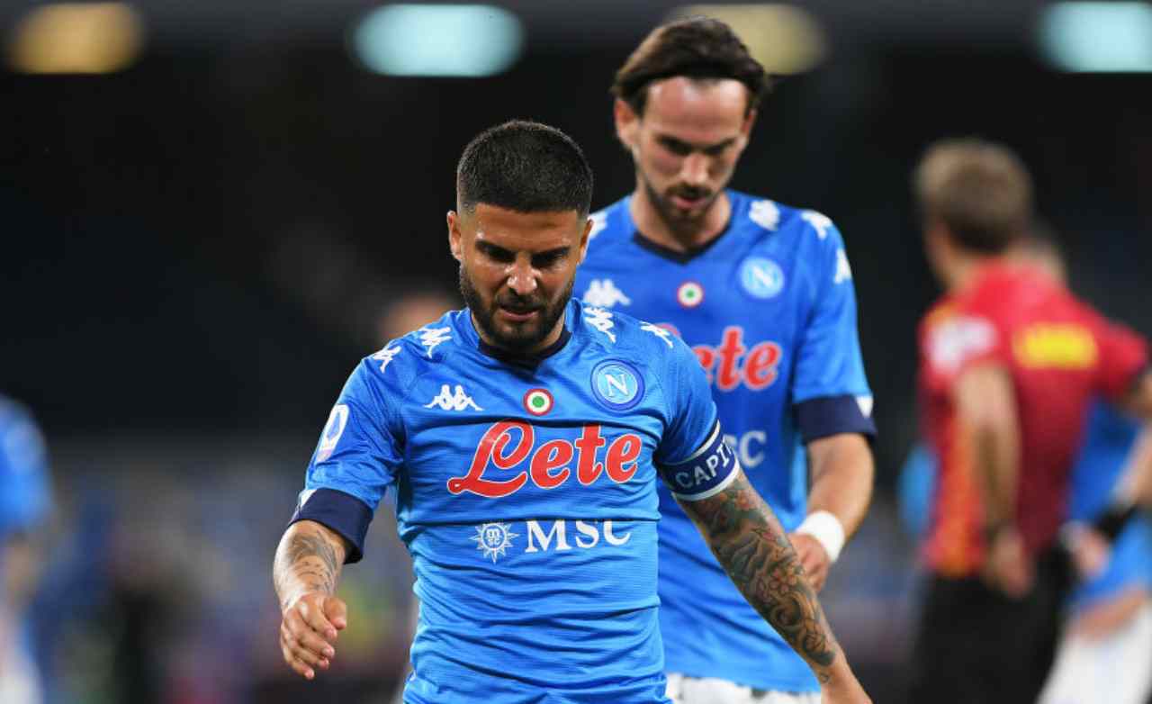 Insigne e Fabian Ruiz, calciatori Napoli 