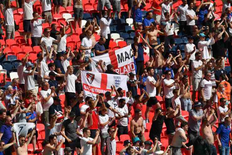 Italia Inghilterra Tifosi Wembley