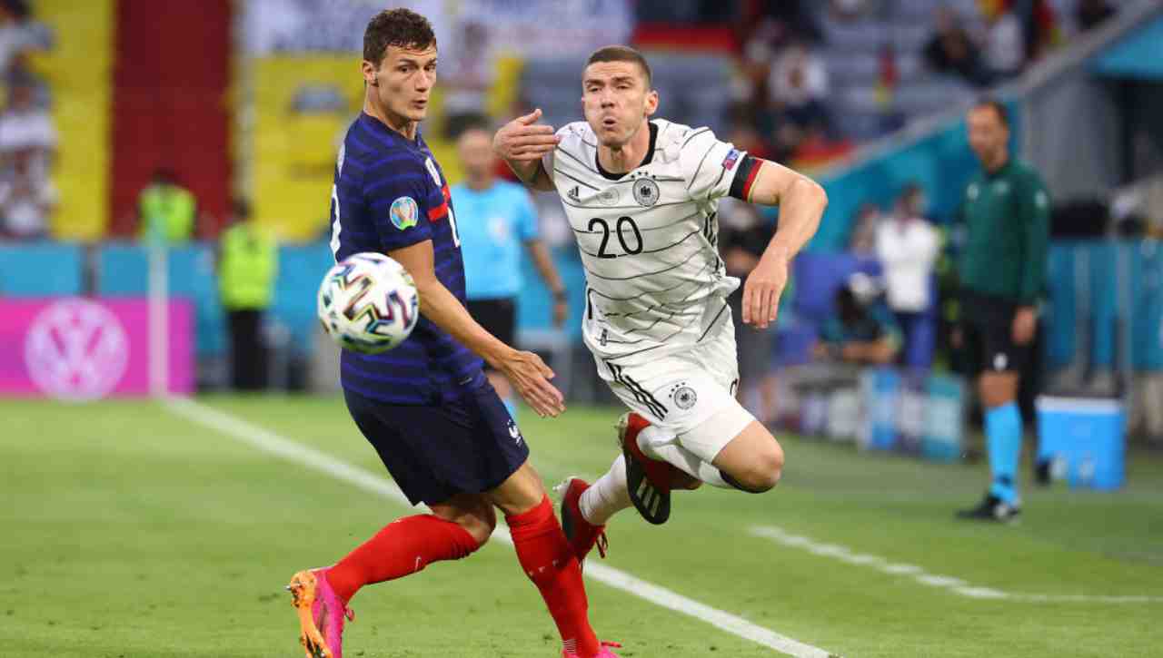 Francia Germania Pavard in azione