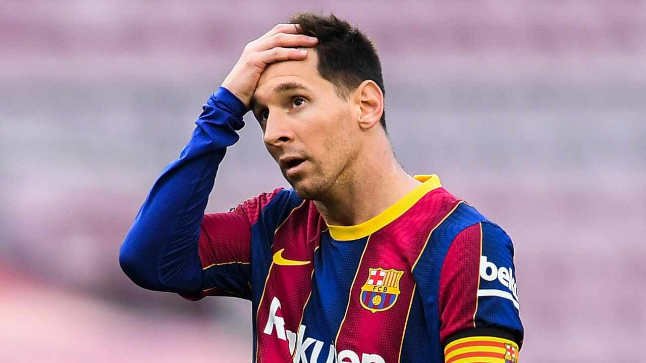 Messi addio al Barcellona 