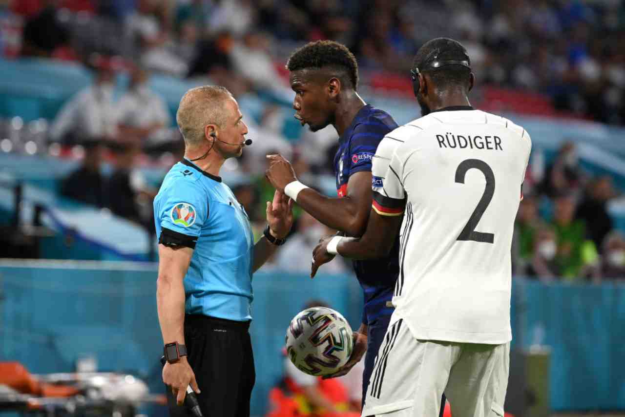 Rudiger, caso chiuso dopo il morso a Pogba: la decisione della UEFA